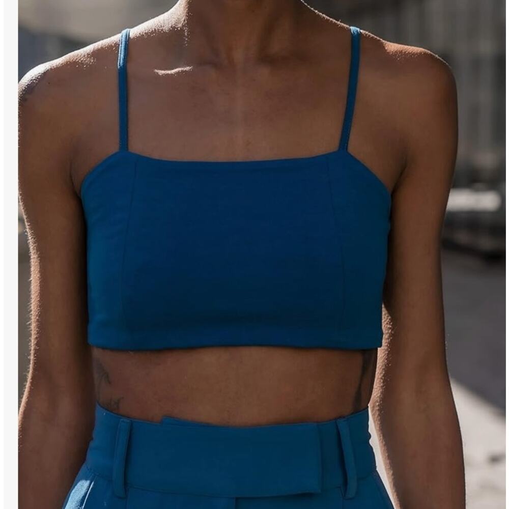 The Drop X Signedblake Blue Sapphire Bralette Top